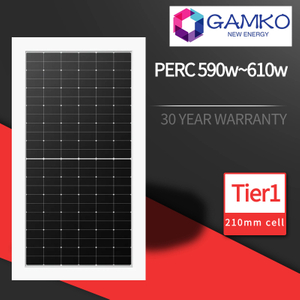 Muestra gratuita de panel solar de gran tamaño 600W mono módulo fotovoltaico bifacial de célula solar 590W 595W 605W 610W