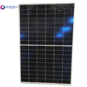 Alta eficiencia 395w 182mm 108 Panel solar de media celda PERC Mono Panel solar para uso doméstico con 30 años de garantía