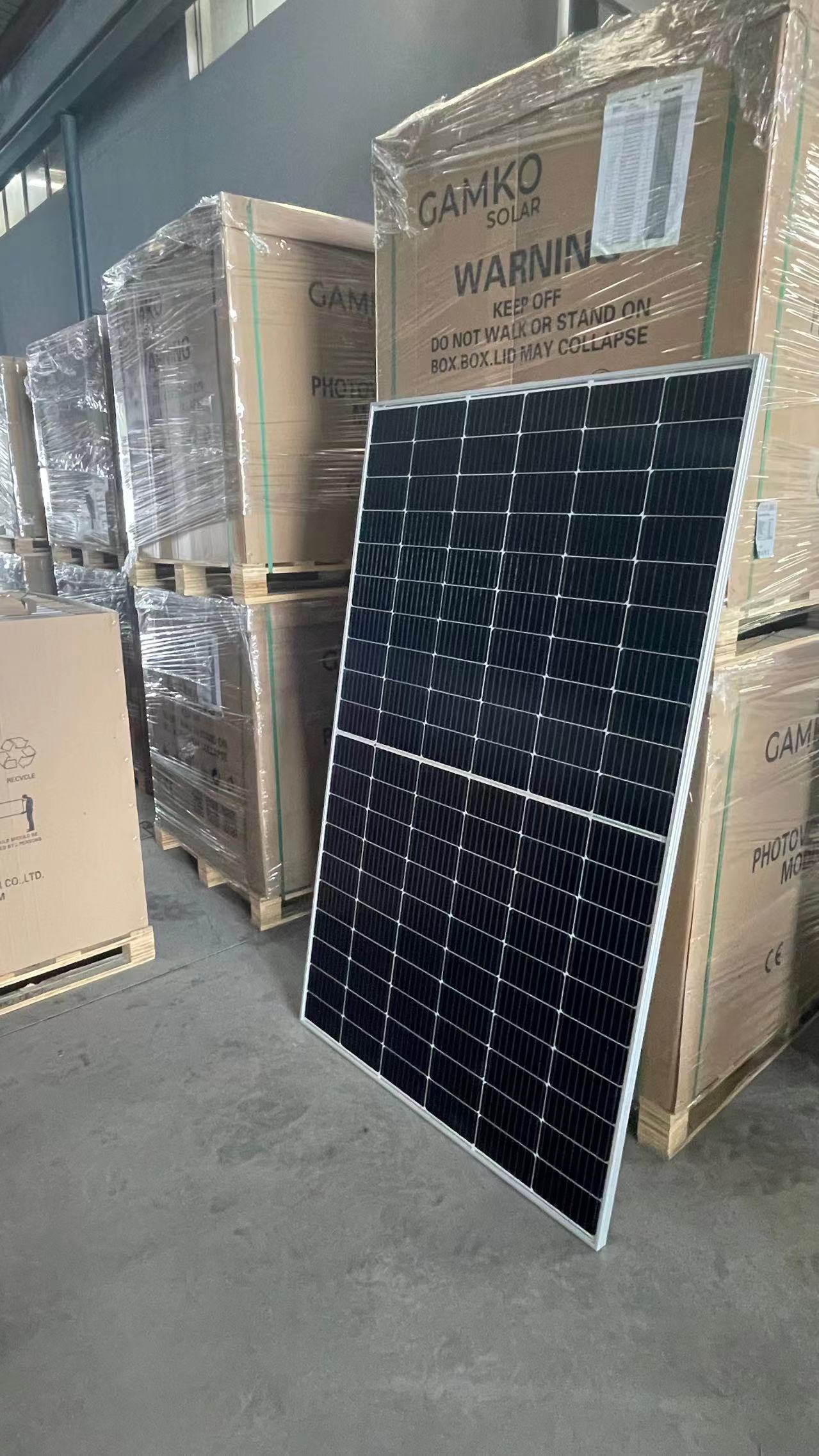 Módulos de potencia de panel solar de 440 W para uso de montaje en techo de módulo fotovoltaico monocristalino de alta eficiencia de central eléctrica