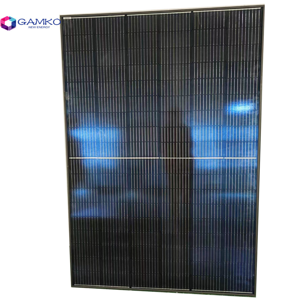 Alta eficiencia 395w 182mm 108 Panel solar de media celda PERC Mono Panel solar para uso doméstico con 30 años de garantía