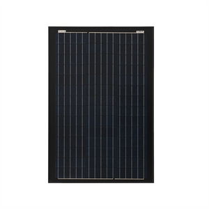 157 mm 36 células solares PERC pequeño panel solar 100 W panel solar negro completo mono para sistema de energía solar portátil