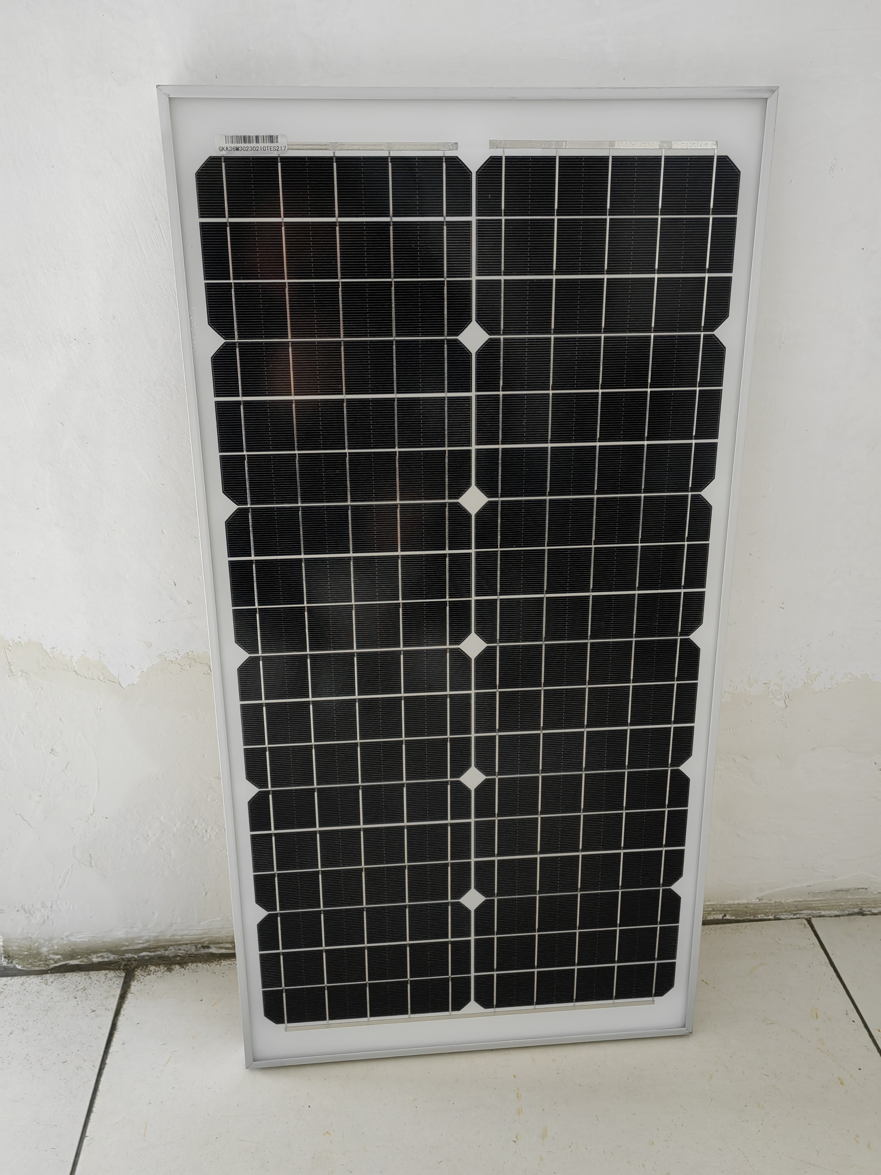 157 mm 36 Células solares PERC 30W Mono Panel solar Fácil de llevar Tamaño Panel de potencia monocristalino personalizable