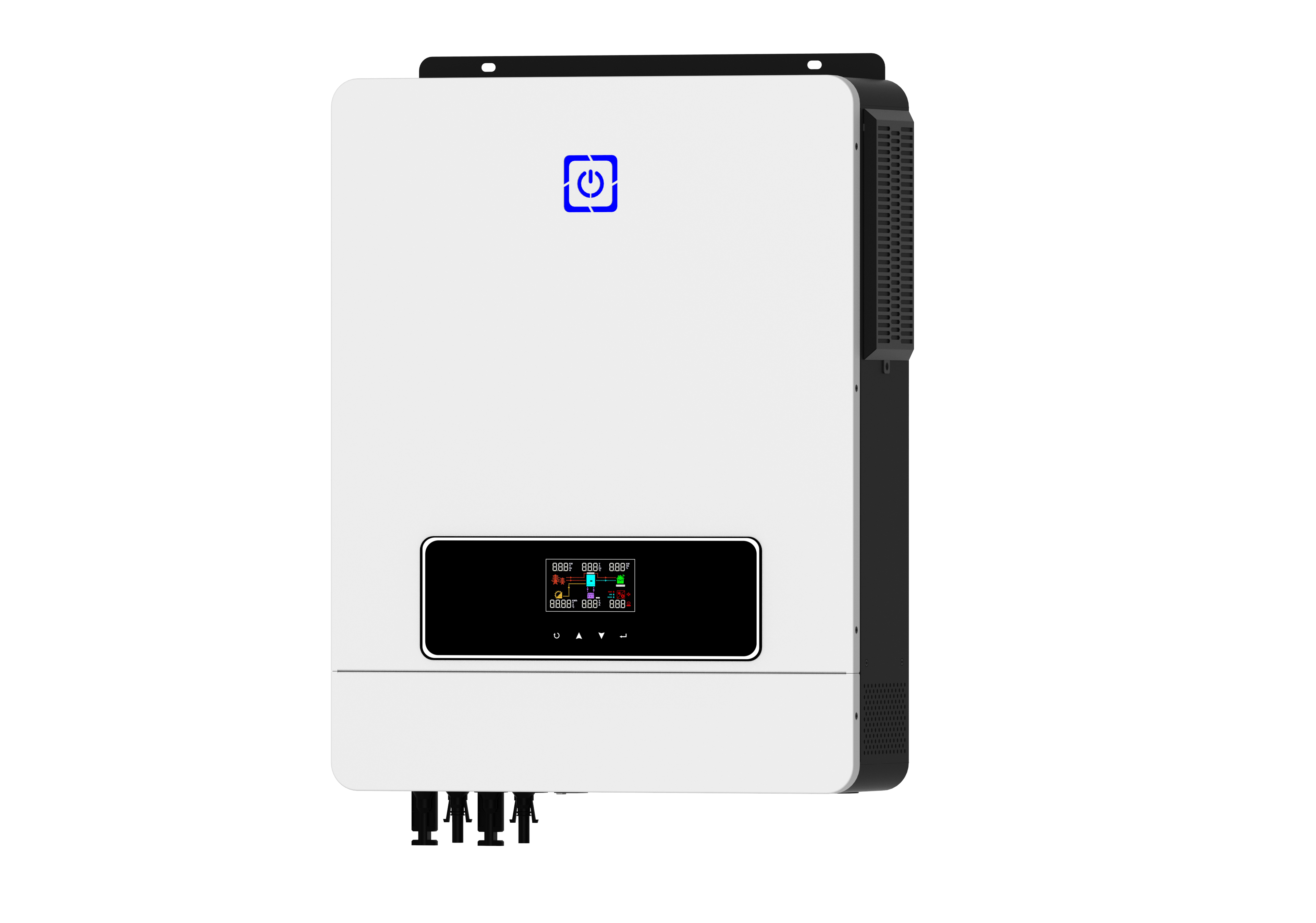 Inversor de onda sinusoidal pura de frecuencia de potencia de 10kw Inversor solar híbrido Bulit en cargador solar para uso doméstico