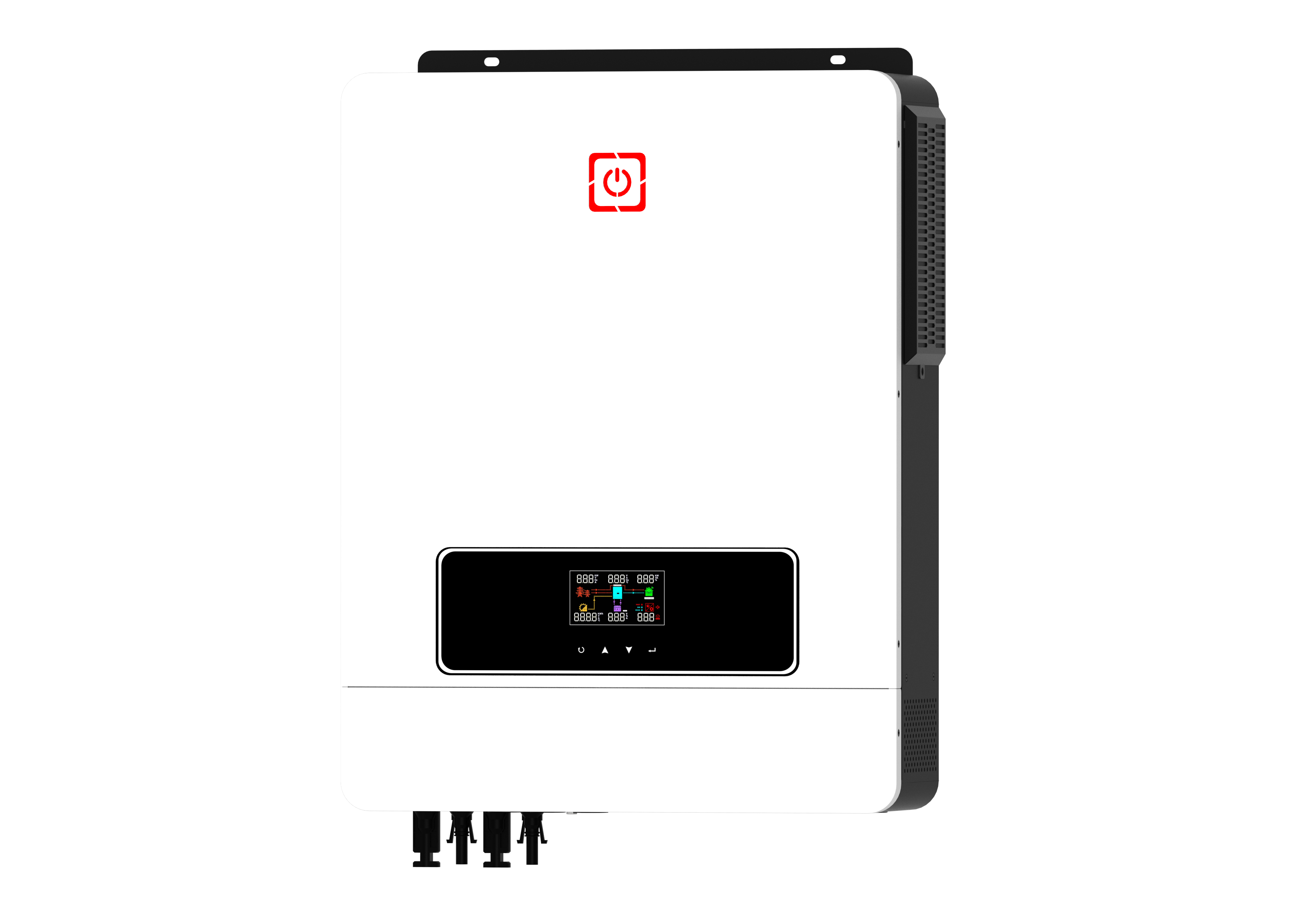 Inversor de onda sinusoidal pura de frecuencia de potencia de 10kw Inversor solar híbrido Bulit en cargador solar para uso doméstico