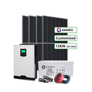 5KW del uso en el hogar 6KW 8KW 10KW del equipo del sistema solar del módulo del picovoltio del sistema de almacenamiento solar de la rejilla